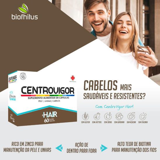 Imagem de CENTRO VIGOR HAIR 60 CÁPSULAS