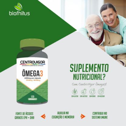 Imagem de CENTRO VIGOR OMEGA3 120 CÁPSULAS