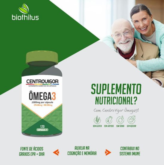 Imagem de CENTRO VIGOR OMEGA3 120 CÁPSULAS